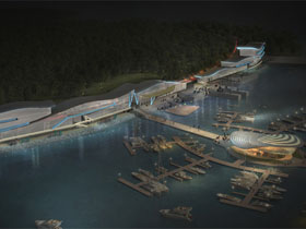 海南?；◢u游艇碼頭泛光照明工程