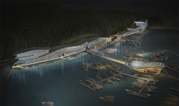海南?；◢u游艇碼頭泛光照明工程